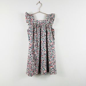 Dagmar Daley little girls 100% cotton rainbow polka dot tunic dress